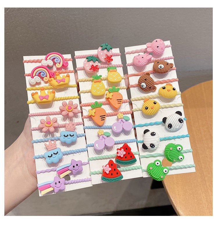 10 Pcs kids Colorful Elastic band