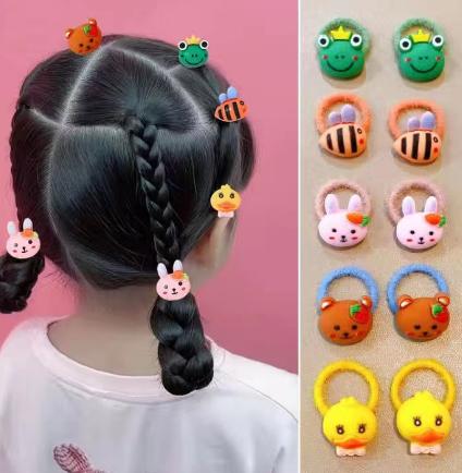 10 Pcs kids Colorful Elastic band