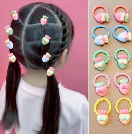 10 Pcs kids Colorful Elastic band