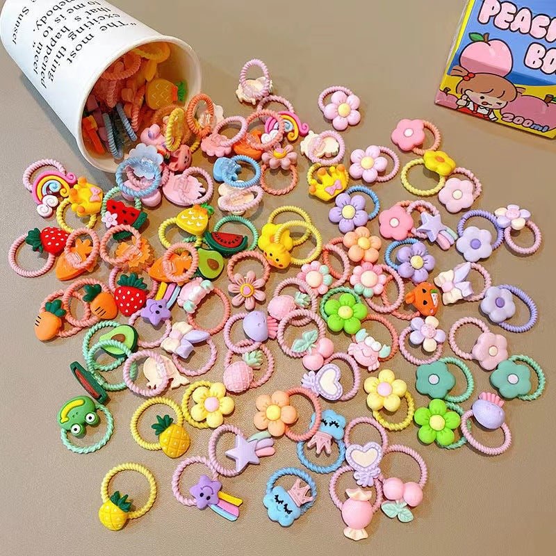 10 Pcs kids Colorful Elastic band