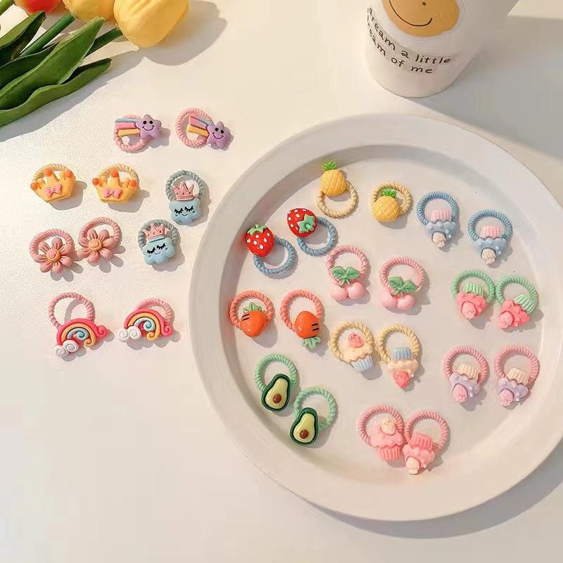 10 Pcs kids Colorful Elastic band