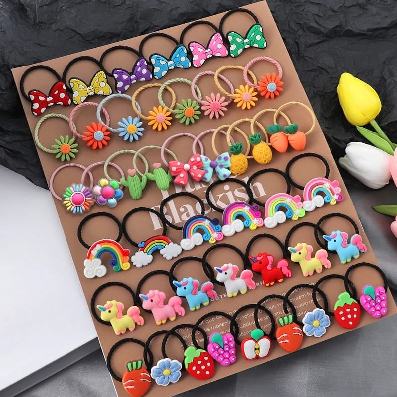 10 Pcs kids Colorful Elastic band