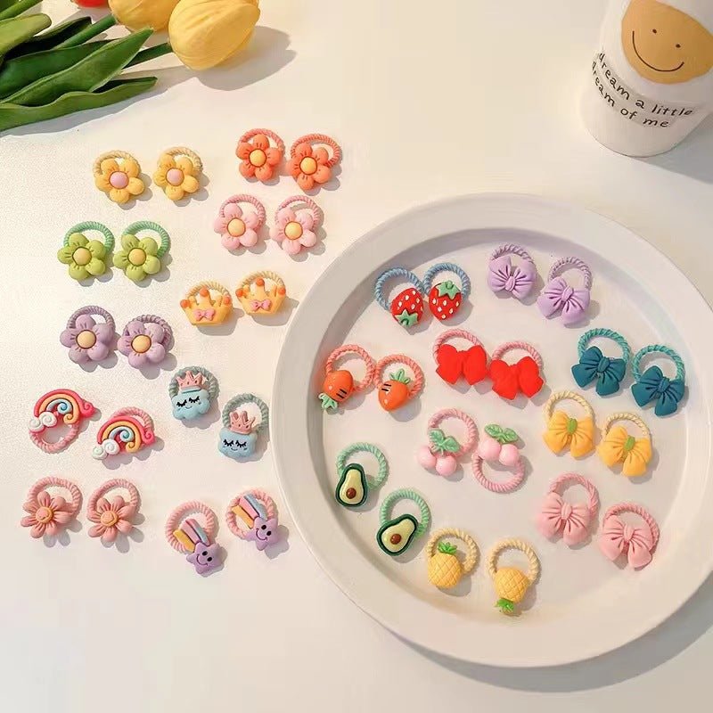 10 Pcs kids Colorful Elastic band