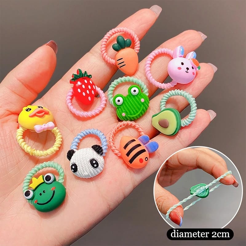 10 Pcs kids Colorful Elastic band