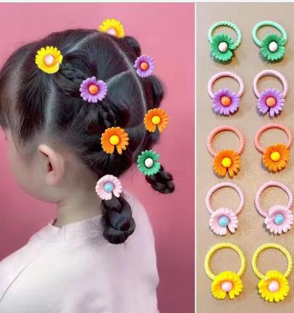 10 Pcs kids Colorful Elastic band