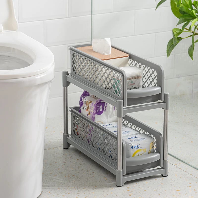 2 - Tier slide Storage Organizer