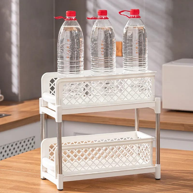 2 - Tier slide Storage Organizer