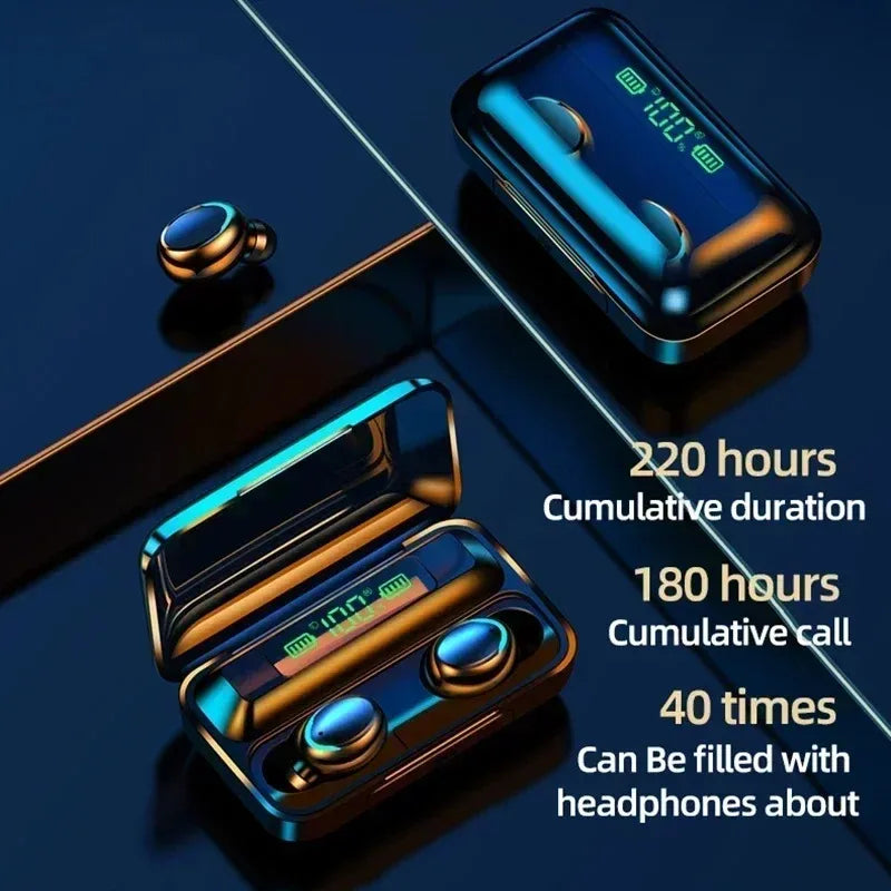 M10 Wireless Earbuds β Premium Sound, Long Battery & Power Bank Feature