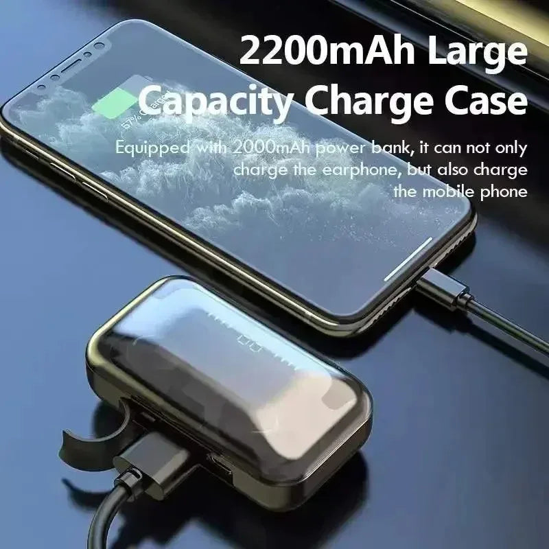 M10 Wireless Earbuds β Premium Sound, Long Battery & Power Bank Feature