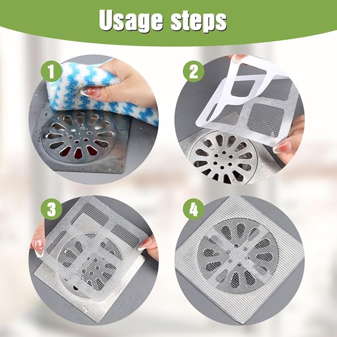 10 pcs disposable shower drain cover