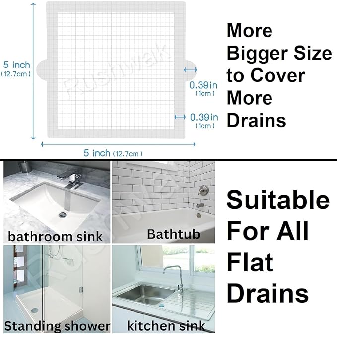10 pcs disposable shower drain cover
