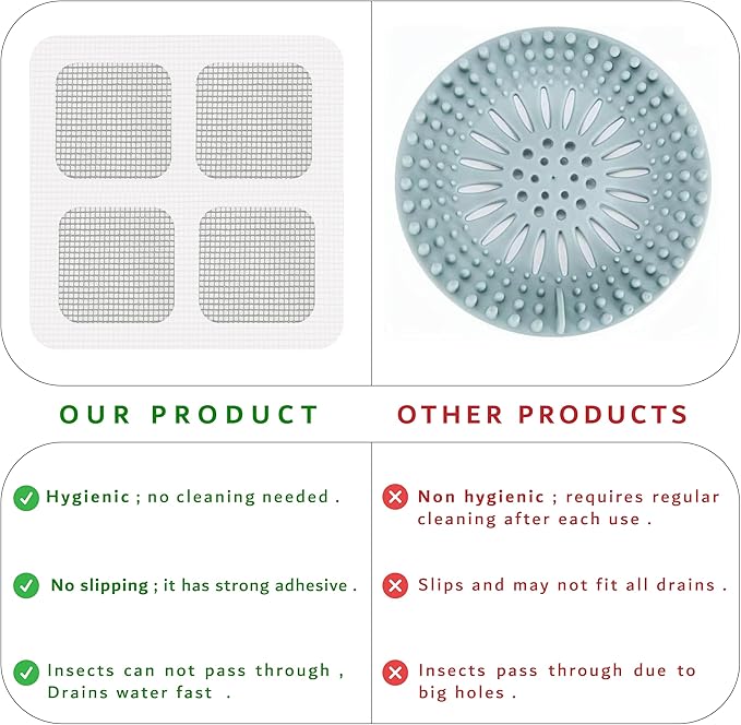 10 pcs disposable shower drain cover