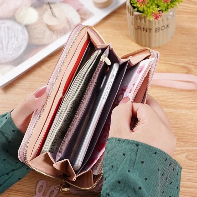 women's zipper hand pouch