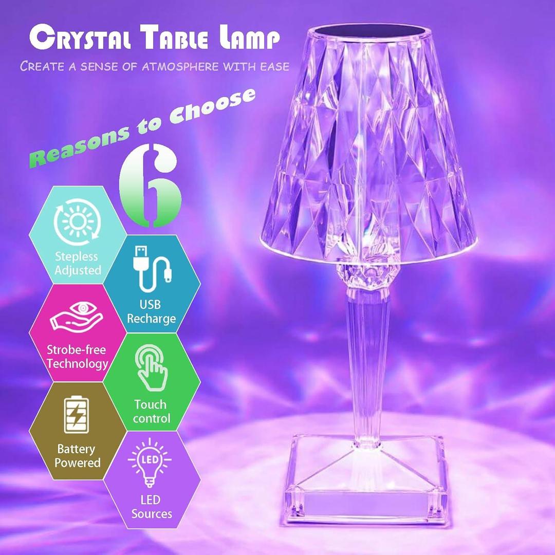 Rechargeable LED Table Lamp – Portable & Modern Design