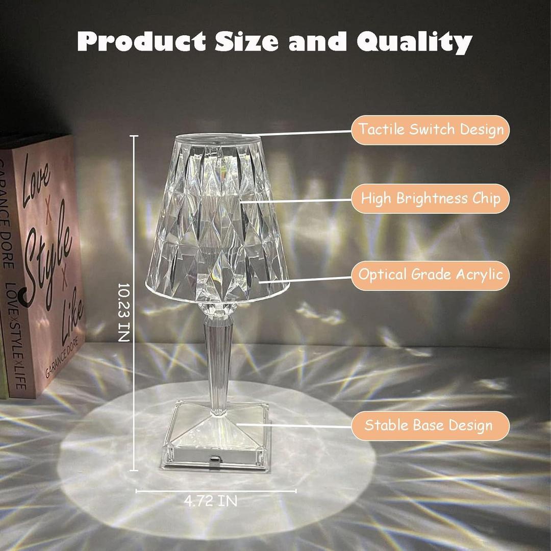 Rechargeable LED Table Lamp – Portable & Modern Design