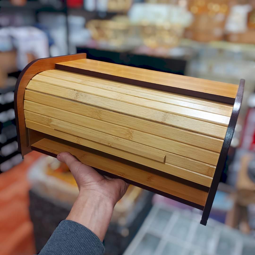 Wooden Bread Storage Box