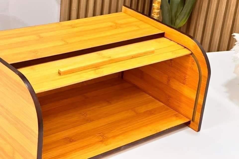 Wooden Bread Storage Box