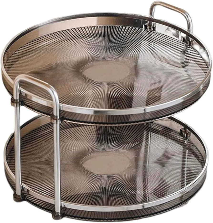 2 Layer Round Tray