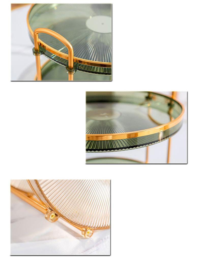 2 Layer Round Tray