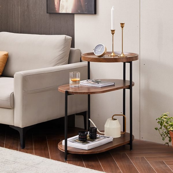 Wooden 3 tier side table