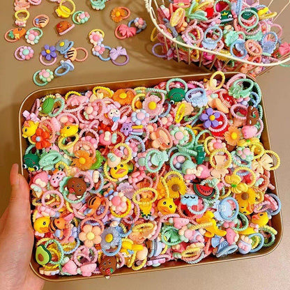 10 Pcs kids Colorful Elastic band