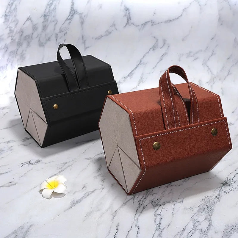 "Premium Leather Touch Glasses Case"