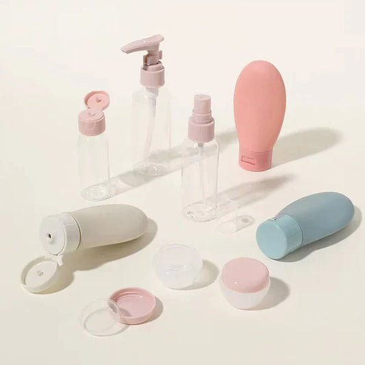 11Pcs/Set of Travel Bottles for Cosmetics and Toiletries