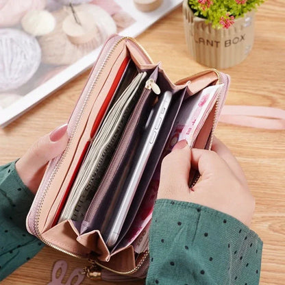 women's zipper hand pouch
