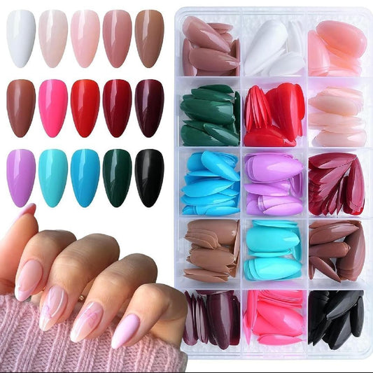 💅 Smooth & Even Coverage Fake Nails – 50 Pack (144 Pieces)