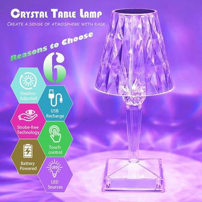 Rechargeable LED Table Lamp – Portable & Modern Design