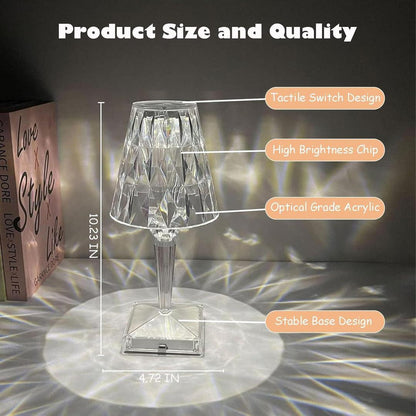 Rechargeable LED Table Lamp – Portable & Modern Design