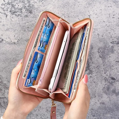 women's zipper hand pouch
